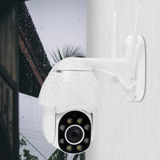 Camera IP Wifi 1080P etanche exterieure HD Surveillance polychrome de vision nocturne 360 e - 2MP
