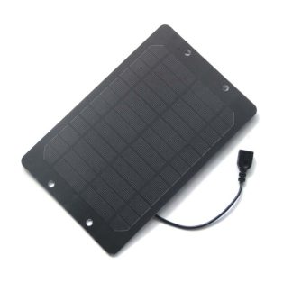 Panneau solaire de silicium monocristallin de 6W 6V 175 * 270mm avec le port d'USB