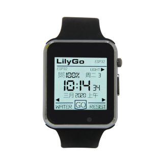 LILYGOe TTGO T-Watch-2020 ESP32 Puce principale Montre d'interaction environnementale portable programmable e ecran tactile de 1,54 pouces