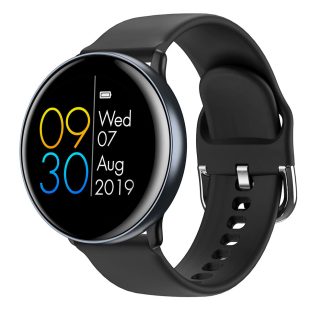 COLMI SKY2 1.22 pouces Full Touch 2.5D ecran couleur frequence cardiaque pression arterielle moniteur d'oxygene meteo pousser montre intelligente legere - rose