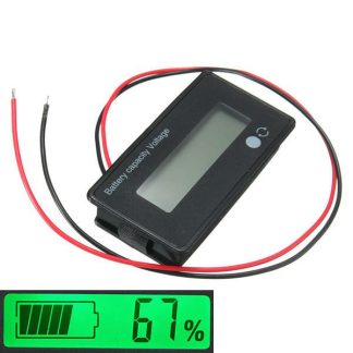 3 pieces 12 V / 24 V / 36 V / 48 V 8-70 V LCD acide plomb Lithium Batterie indicateur de capacite voltmetre numerique