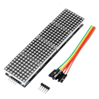 5 pieces Geekcreit MAX7219 Matrice de points LED Module d'affichage Affichage 4 en 1