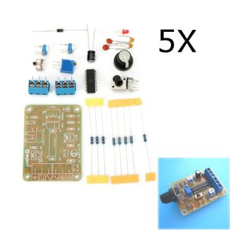 5Pcs DC12 DIY ICL8038 Fonction Signal Generator Kit Sine Triangle Square Wave Signal