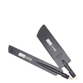 TS-9 5G CPE Pro antenne de routeur e gain eleve 40 / 38DBI pliage flexible complet Bande antenne TS9 interface pour Huawei B311 5E773 WIFI Portable - Noir une