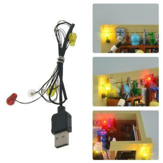 Brique autobloquante en plastique bricolage LED Kit d'eclairage pour brique FunCreator Building DIY House