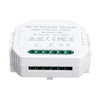 MoesHouse DIY Smart WiFi Light LED Gradateur Smart Life/Tuya APP Telecommande 1 Way Switch Fonctionne avec Alexa Google Home - 1PCS