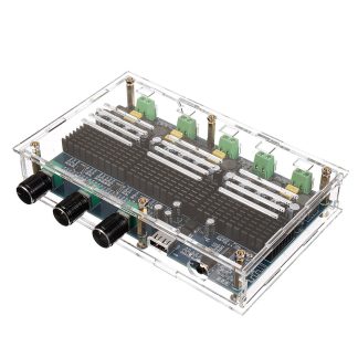 XH-A310 Bluetooth 5.0 TDA3116D2 carte amplificateur numerique quatre canaux double basse double stereo 2*50W + 2*100W amplificateurs audio avec reglage