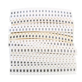 3300Pcs 33 Valeurs 20 Chaque Kit de resistance 1206 SMD Kit assorti Kit echantillon 1ohm-1M ohm 1%