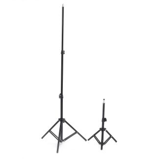 50 / 160cm Camera Portable Pliable Trepied Anneau Video Lumiere Flash Stand Support de Telephone Pour Live Stream Maquillage Retractable - 150cm