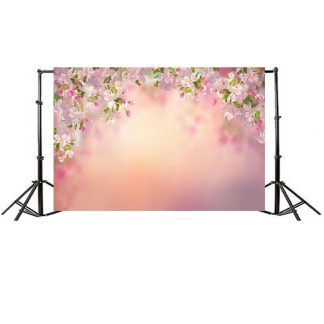 7x5FT planche de fleur de peche photographie toile de fond studio prop arriere-plan