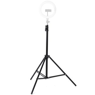 LED Anneau Lumiere Trepied Stand Studio Photo Video Trepied eclairage Stand pour Youtube Telephone Mobile Diffusion en Direct Stream