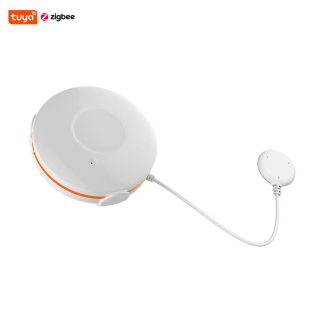 Tuya ZB capteur d'immersion dans l'eau detecteur de fuite d'eau d'inondation pour la maison alarme e distance capteur de trempage de securite avec Alexa Smart Home