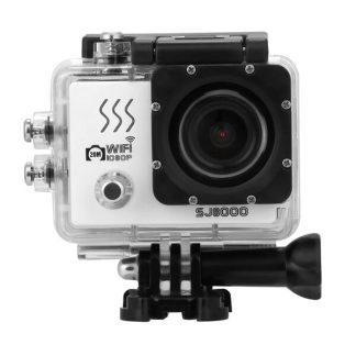 SJ8000 camera d'action sportive mouvement wifi 1080p cmos Full HD 40m 170 degre d'etancheite - Dore