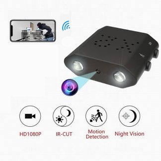 X2 IR-CUT 1080P HD Mini camera WIFI Moniteur de vision nocturne Detections de mouvement Enregistreur vocal Camera DV - x2-w