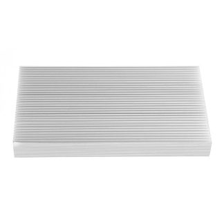 Tampon de refroidissement de dissipateur thermique en alliage d'aluminium 102*180*20mm pour dissipateur thermique de radiateur de refroidisseur de puce IC LED haute puissance