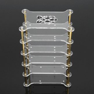 etagere en acrylique transparente e 5 couches avec etagere pour Raspberry Pi 4/3/2 B et B+