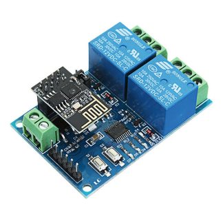 12V ESP8266 Module de relais WiFi double Internet des choses Smart Home Mobile APP Remote Switch