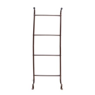 Bakeey quatre couches de crochets derriere la porte porte-serviettes porte-serviettes sans perforation aucune trace etagere de salle de bain etagere de rangement en rack - Blanc