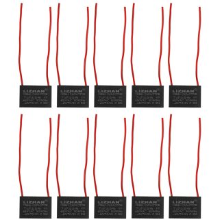 10 pieces CBB61 450 V 7 uf capacite de demarrage condensateur de ventilateur ca CBB condensateur de fonctionnement du moteur 450 V 7eF