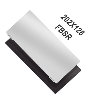 Panneau de plate-forme de plaque d'acier e ressort de stratification en acier magnetique photopolymerisable SLA/DLP 202x128mm pour imprimante 3D en resine Anycubic Mono X/Photon X UV