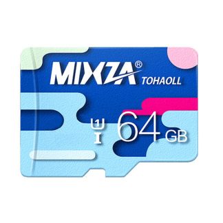 MIXZA Colorful Edition 64GB TF Micro Carte memoire pour appareil photo numerique TV Box MP3 Smartphone