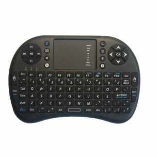 Clavier sans fil Bluetooth I8 avec pave tactile et souris pour iPhone iPad Macbook Samsung iOS Android - Noir