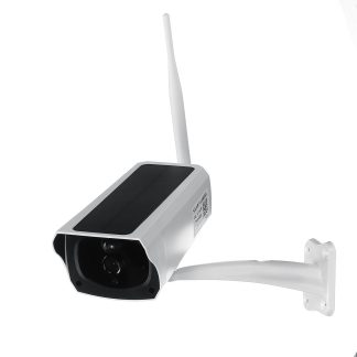 HD 1080P Camera IP WiFi sans fil e energie solaire Camera de videosurveillance e domicile de securite exterieure avec carte memoire 64G