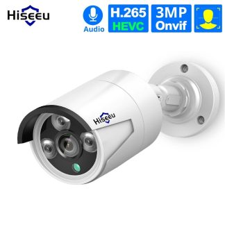 Hiseeu HB612 1080P 2.0MP POE Mini Bullet IP Camera ONVIF P2P IP66 etanche Exterieure IR COUPE Vision Nocturne Cam
