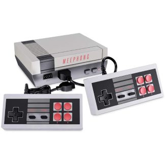 Mini console de jeu d'action NES-620 Retro Classic avec jeux 620 integres et 2 manettes de jeu NES Classic - EU Plug Commun