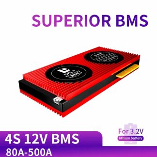 DALY BMS 3.2V 4S 80A 120A 200A 300A 500A LiFepo4 18650 BMS PCM Batterie avec Balance pour lili ion Lipo Batterie Module Pack Cellulaire - 80a port commun