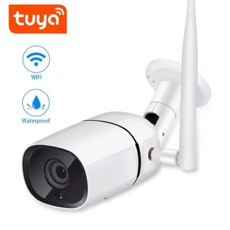 Tuya S2-B01 HD 1080P Camera Wi-Fi 2MP IP66 etanche IR Detection de capteur de mouvement de soutien de Vision nocturne - Prise americaine