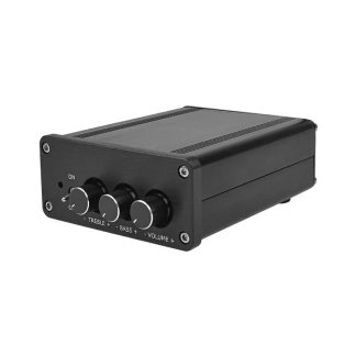 YJHiFi 2x100W TPA3116 2.0 NE5532 amplificateur numerique de classe D Mini HIFI amplificateurs de puissance stereo 2.0 canaux pour haut-parleur de systeme de cinema maison - Noir