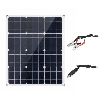 Sac e dos solaire de panneau solaire monocristallin impermeable de 50W 18V pour exterieur