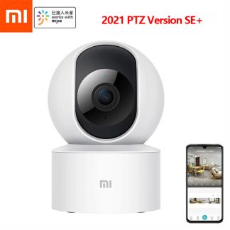 2021 Xiaomi Mijia SE + 1080P Camera de securite intelligente Version PTZ Vue panoramique e 360 e Vision nocturne infrarouge AI Camera de detection humanoede