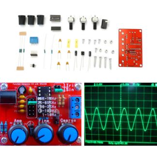 Kit generateur de signal de fonction triangle sine sortie carre 1hz - 1mhz XR2206 du bricolage