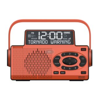 QQT310 Radio d'urgence e energie solaire pour telephone portable avec haut-parleur USB pour radio portable avec affichage de l'heure