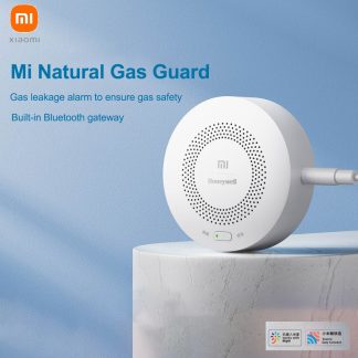 XIAOMI detecteur de capteur d'alarme de gaz maison intelligente MIUI passerelle Bluetooth integree synchrone pour systeme d'alarme maison intelligente fonctionne avec Mijia APP - Blanc